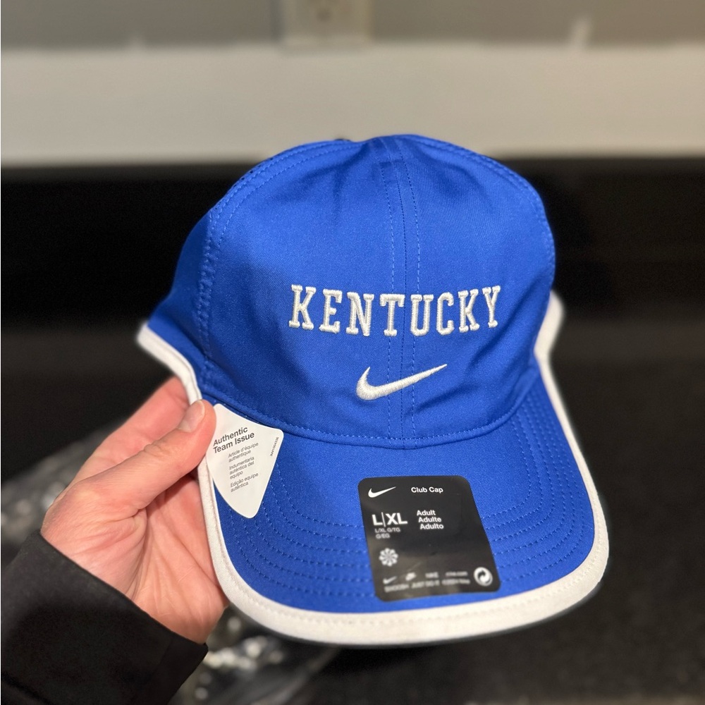 Nike Royal Blue Kentucky Cap with White Trim